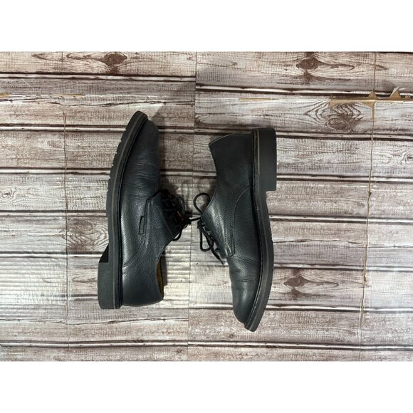 Mephisto Marlon Pebbled Leather Derbys shoes Size 7 color Black made in France - Picture 6 of 11